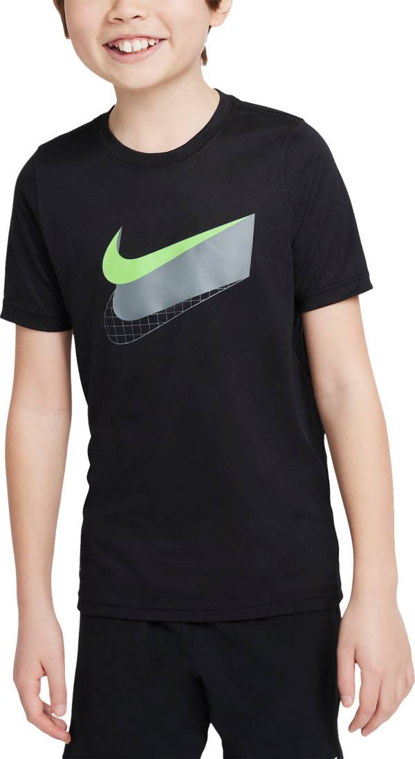 Nike Boys' Swoosh Glow Dri-FIT Training T-Shirt