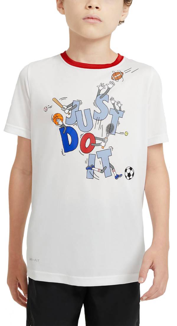 Nike Boys' Sportswear Just Do It Graphic T-Shirt
