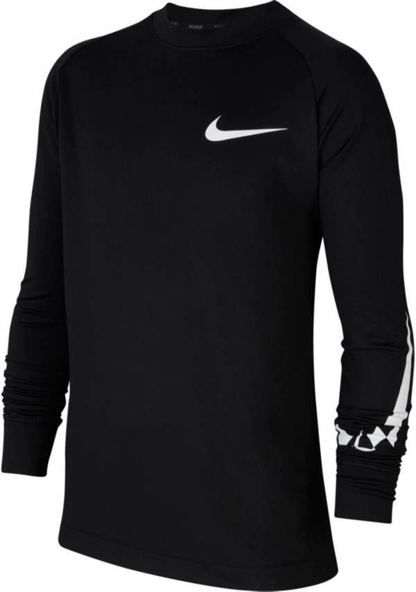 Nike Boys' Fleece Training Long Sleeve Shirt