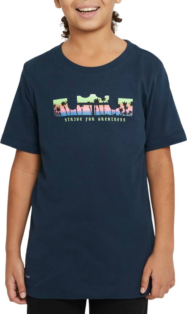 Nike Boys' Dri-FIT LeBron Palms Short Sleeve T-Shirt