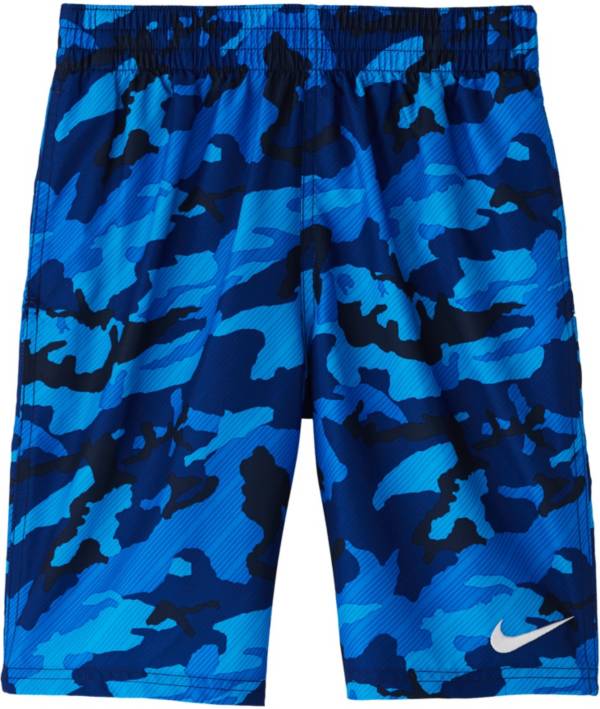 Nike Boys' Camo Lap Volley Swim Trunks