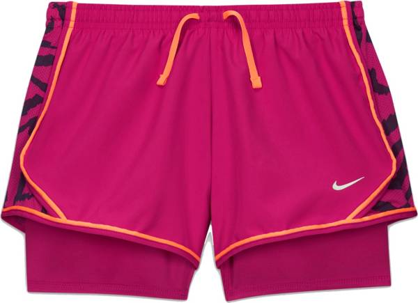 Nike Girls' 2-in-1 Tempo Shorts