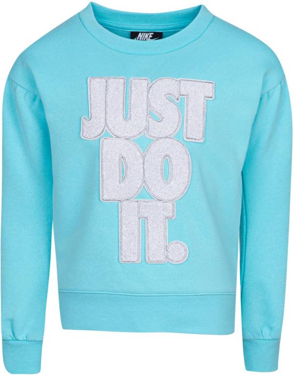 Nike Little Girls' Fleece Crewneck Sweatshirt