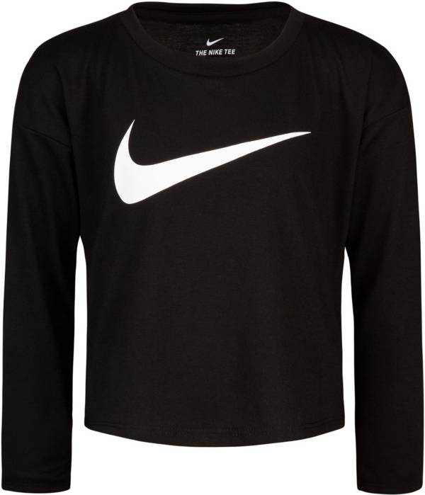 Nike Little Girls' Logo Graphic Long Sleeve Shirt product image