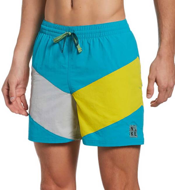 Nike Men's Multi Logo Vortex 5” Volley Swim Trunks