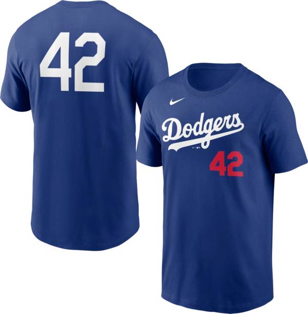 Nike Men's Los Angeles Dodgers Blue Team 42 T-Shirt product image