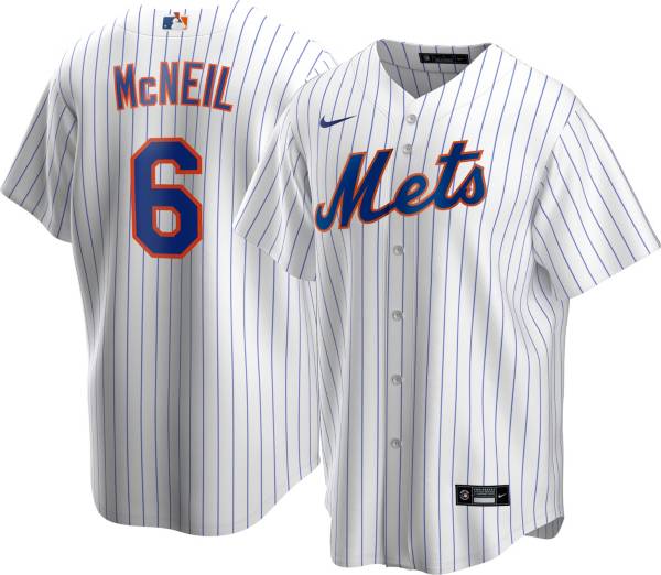 Nike Men's New York Mets Jeff McNeil #6 White Cool Base Replica Jersey