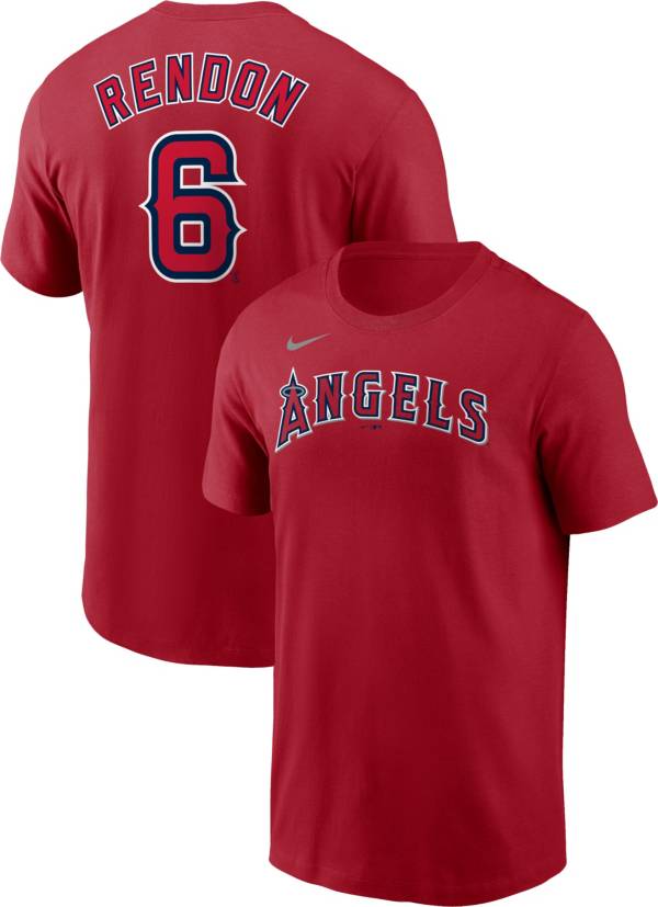 Nike Men's Los Angeles Angels Anthony Rendon #6 Red T-Shirt