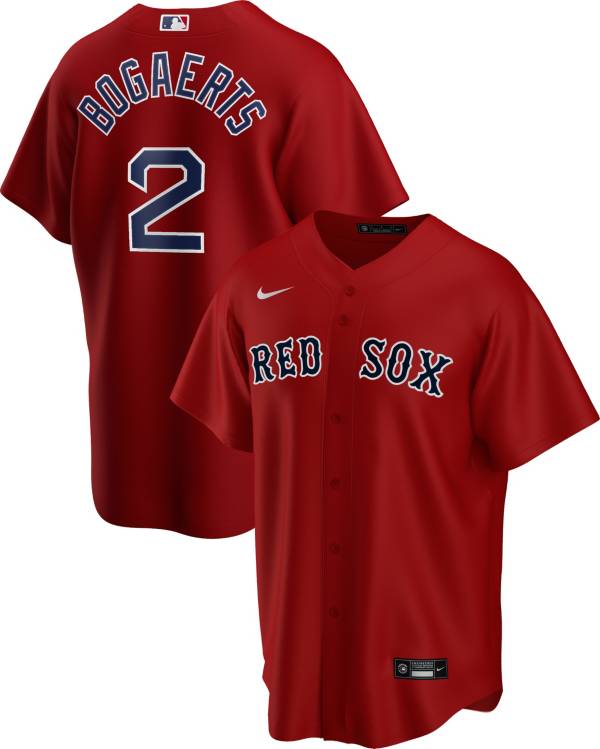 Nike Men's Replica Boston Red Sox Xander Bogaerts #2 Cool Base Red Jersey
