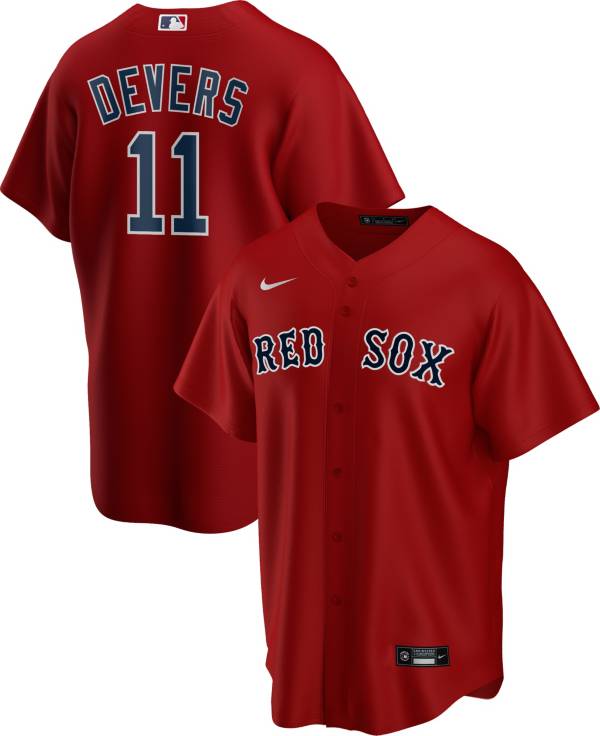 Nike Men's Replica Boston Red Sox Rafael Devers #11 Cool Base Red Jersey