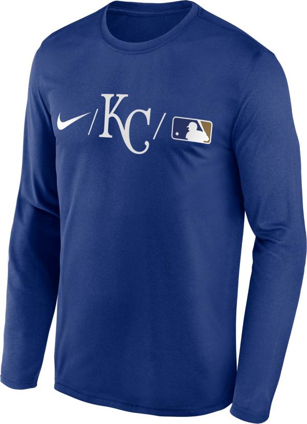 Nike Men's Kansas City Royals Blue Authentic Collection Legend Long Sleeve T-Shirt
