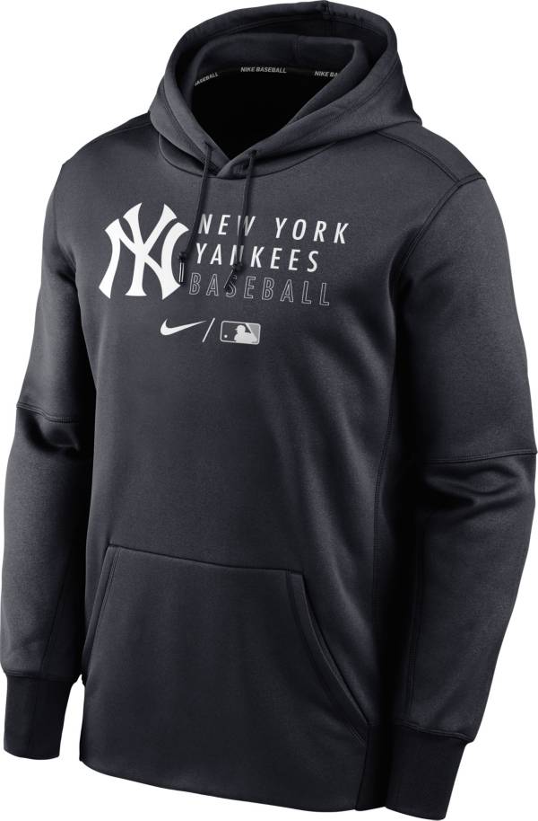 Nike Men's New York Yankees AC Therma-FIT Blue Hoodie