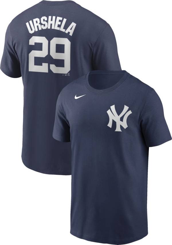 Nike Men's New York Yankees Gio Urshela #29 Navy T-Shirt