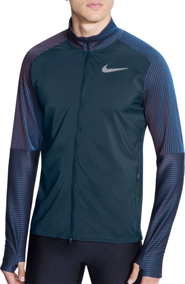 Nike Men's Element Future Fast Hybrid Full-Zip Running Long Sleeve Shirt