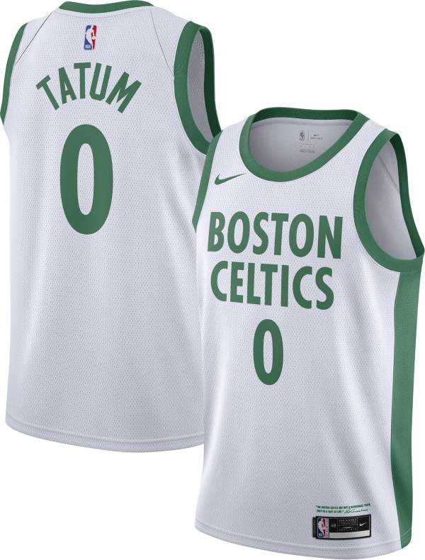 Nike Men's 2020-21 City Edition Boston Celtics Jayson Tatum #0 Dri-FIT Swingman Jersey