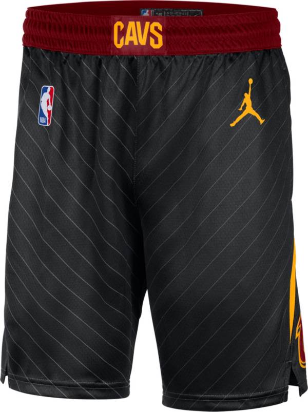 Jordan Men's Cleveland Cavaliers Dri-FIT Statement Swingman Black Shorts