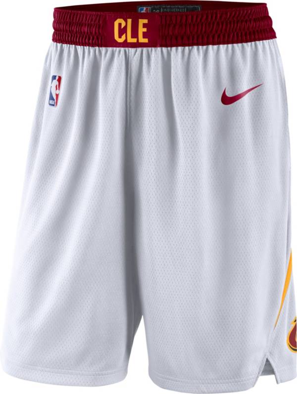 Nike Men's Cleveland Cavaliers White Dri-FIT Swingman Shorts