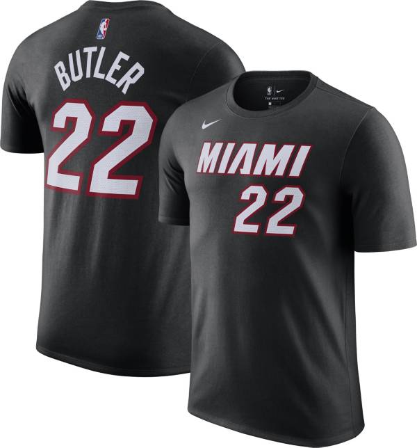 Nike Men's Miami Heat Jimmy Butler #22 Cotton Black T-Shirt product image
