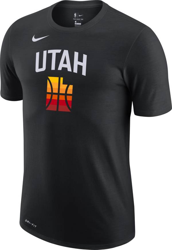 Nike Men's 2020-21 City Edition Utah Jazz Dri-FIT Logo T-Shirt
