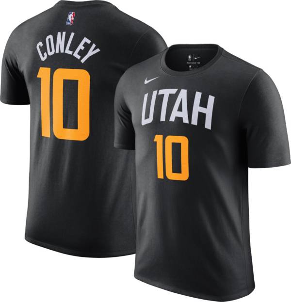 Nike Men's 2020-21 City Edition Utah Jazz Mike Conley #10 Cotton T-Shirt