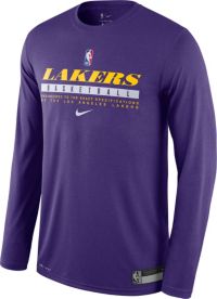 Nike Men's Los Angeles Lakers Dri-FIT Practice Long Sleeve Shirt 