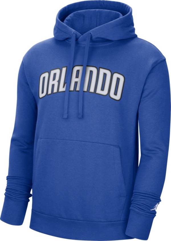 Jordan Men's Orlando Magic Blue Statement Pullover Hoodie