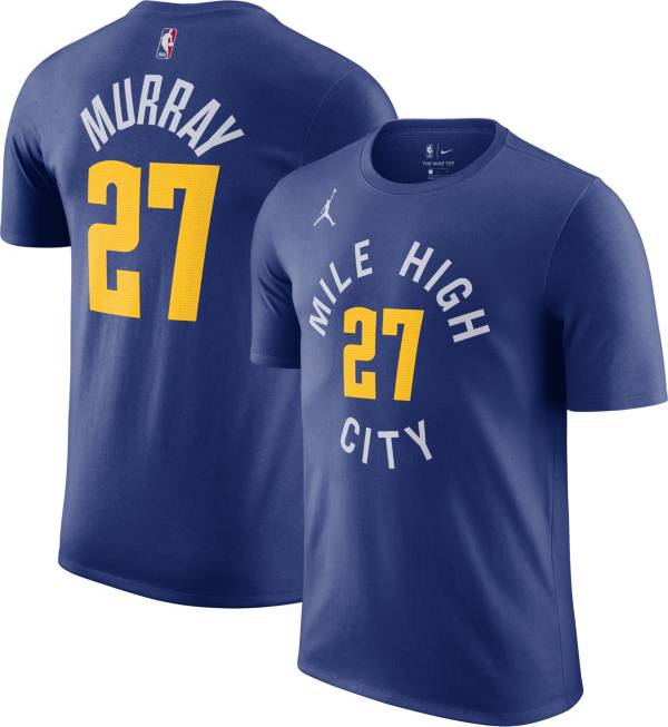 Jordan Men's Denver Nuggets Jamal Murray #27 Blue Statement T-Shirt