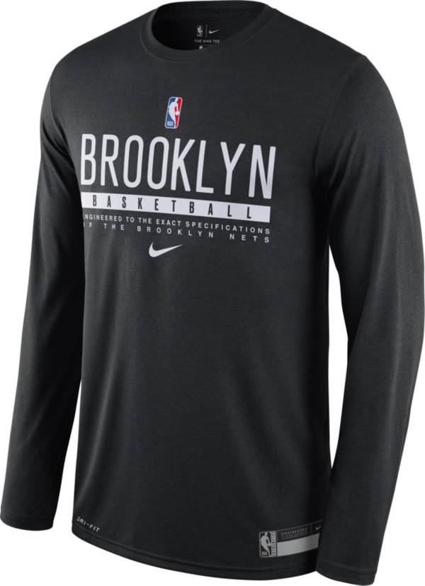 Nike Men's Brooklyn Nets Dri-FIT Practice Long Sleeve Shirt product image