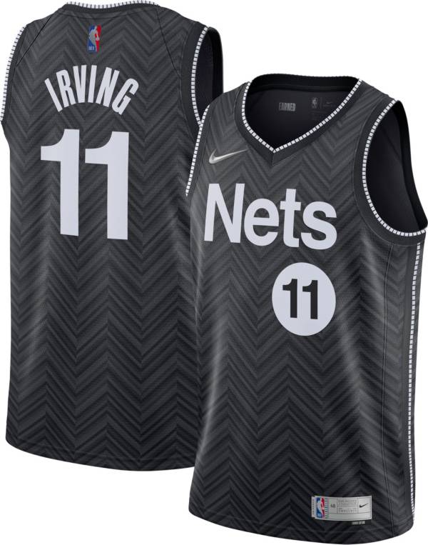 Nike Men's Brooklyn Nets 2021 Earned Edition Kyrie Irving Dri-FIT Swingman Jersey