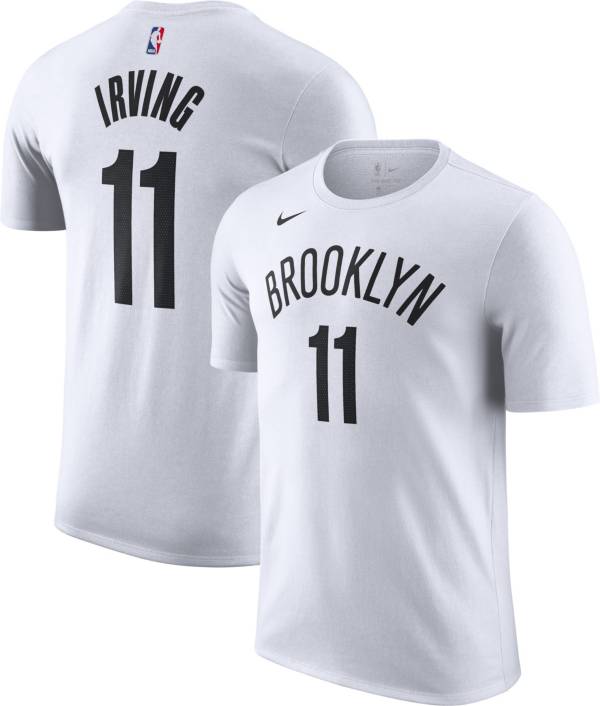 Nike Men's Brooklyn Nets Kyrie Irving #11 Dri-FIT White T-Shirt
