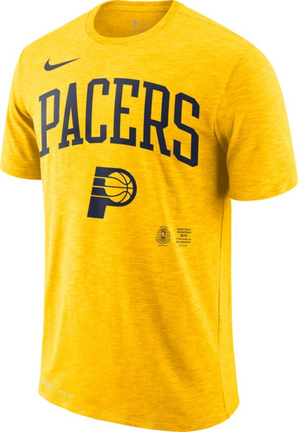 Nike Men's Indiana Pacers Dri-FIT Arch Wordmark Slub T-Shirt