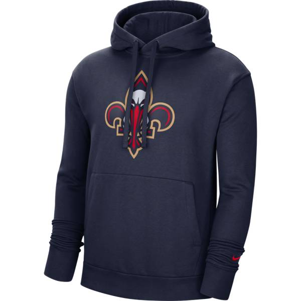 Nike Men's New Orleans Pelicans Navy Pullover Hoodie