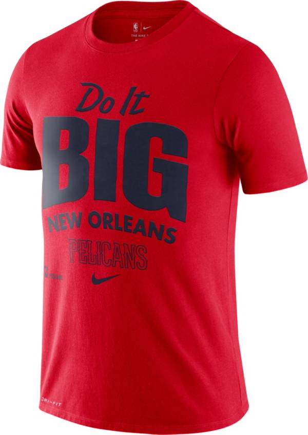 Nike Men's New Orleans Pelicans Red Dri-FIT Mantra T-Shirt