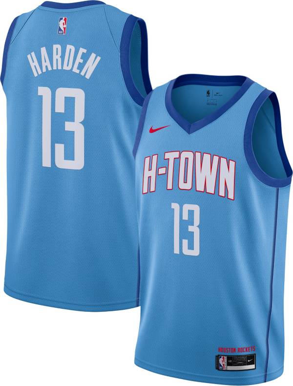 Nike Men's 2020-21 City Edition Houston Rockets James Harden #13 Dri-FIT Swingman Jersey
