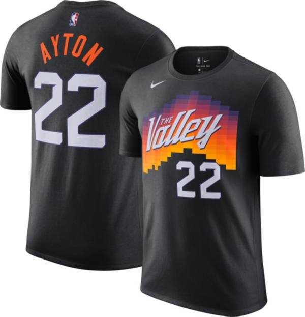 Nike Men's 2020-21 City Edition Phoenix Suns Deandre Ayton #22 Cotton T-Shirt