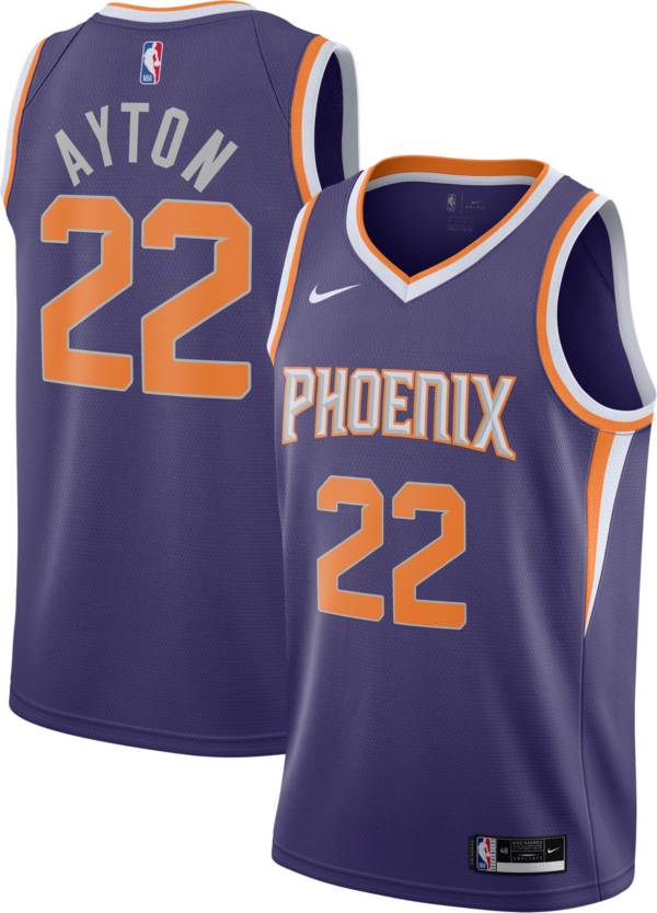 Nike Men's Phoenix Suns Deandre Ayton #22 Purple Dri-FIT Icon Jersey