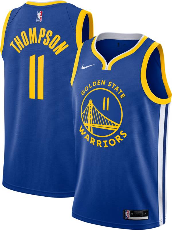 Nike Men's Golden State Warriors Klay Thompson #11 Blue Dri-FIT Icon Jersey