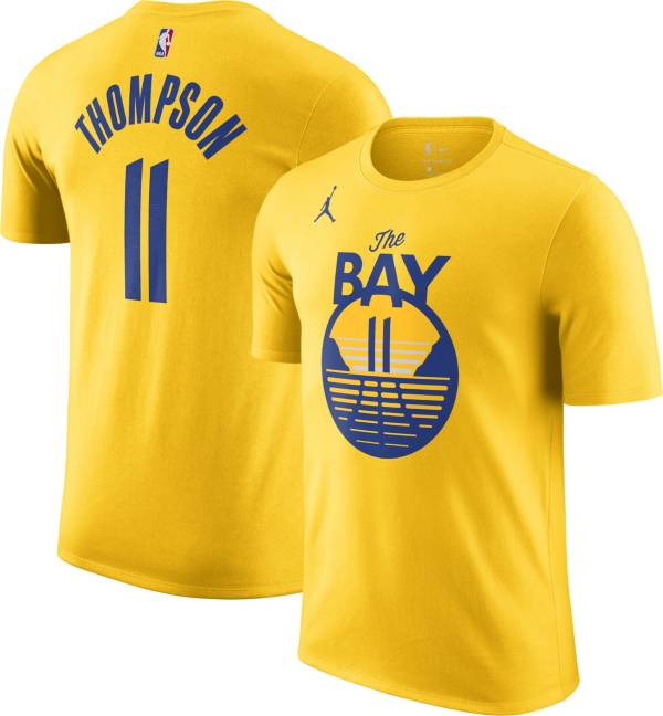 Jordan Men's Golden State Warriors Klay Thompson #11 Golf Statement T-Shirt
