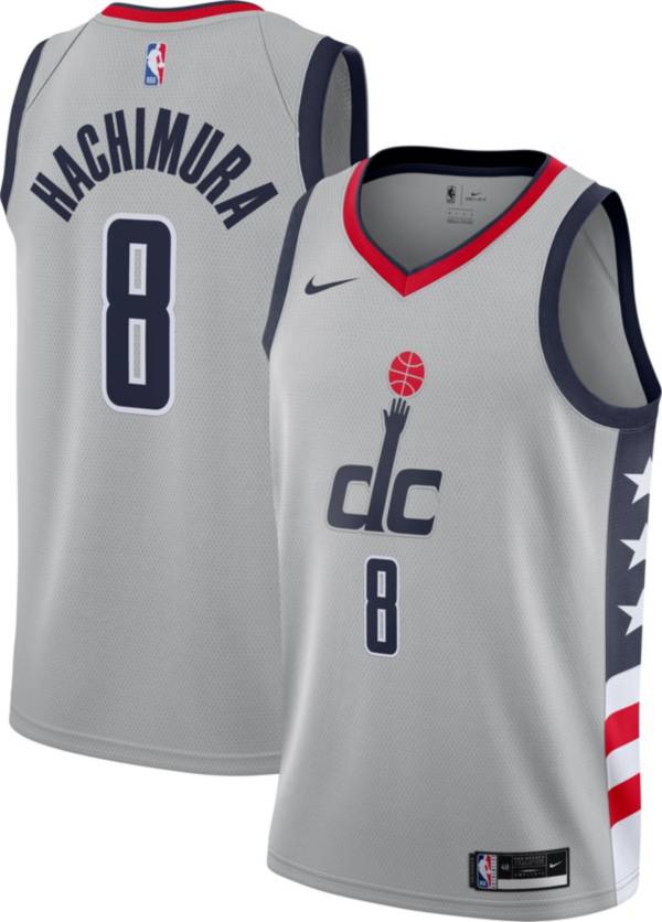 Nike Men's 2020-21 City Edition Washington Wizards Rui Hachimura #8 Dri-FIT Swingman Jersey