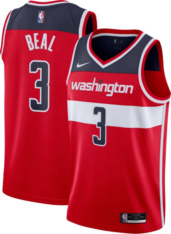 Nike Men's Washington Wizards Bradley Beal #3 Red Dri-FIT Icon Jersey