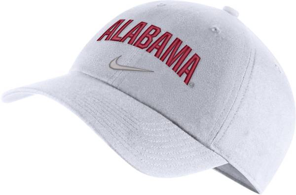 Nike Men's Alabama Crimson Tide Heritage86 Arch Wordmark White Hat