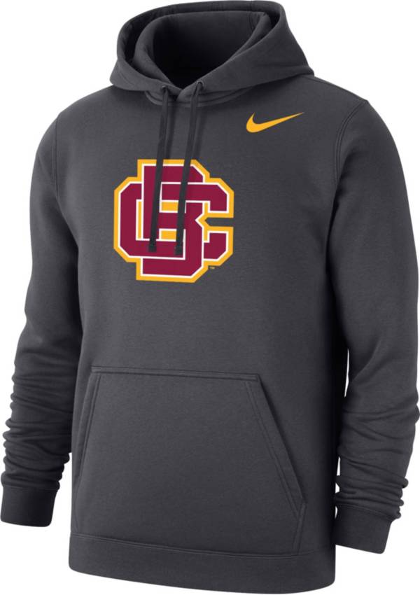 Nike Men's Bethune-Cookman Wildcats Grey Club Pullover Fleece Hoodie