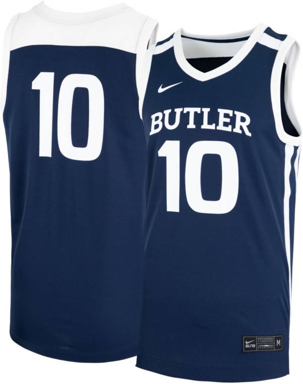 Nike Men's Butler Bulldogs #10 Blue Replica Basketball Jersey