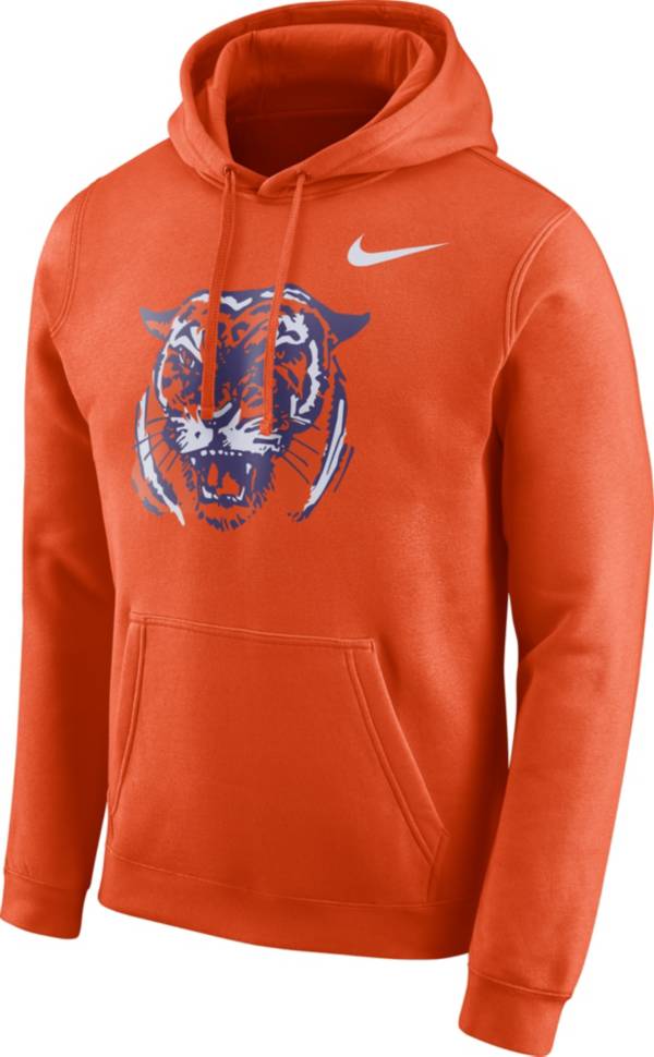 Nike Men's Clemson Tigers Orange Club Vault Pullover Hoodie