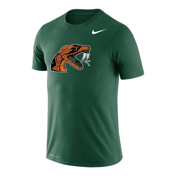 Nike Men's Florida A&M Green Logo Legend Performance T-Shirt