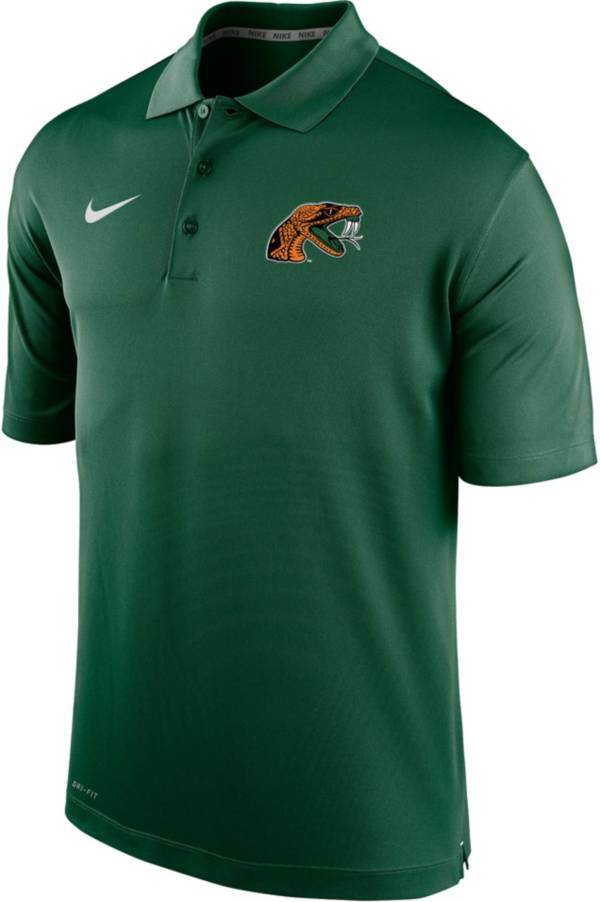 Nike Men's Florida A&M Rattlers Green Varsity Polo