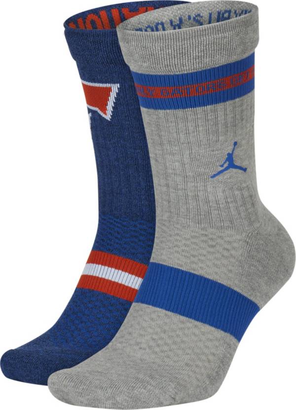 Jordan Florida Gators Multi Crew Socks 2 Pack