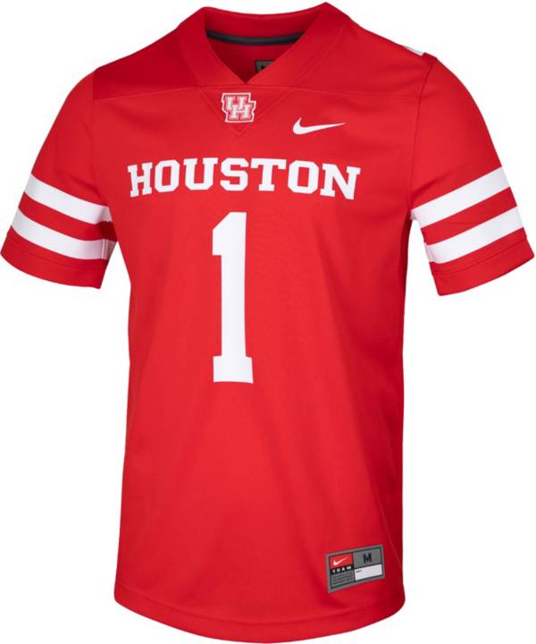 Nike Men's Houston Cougars Red Game Football Jersey