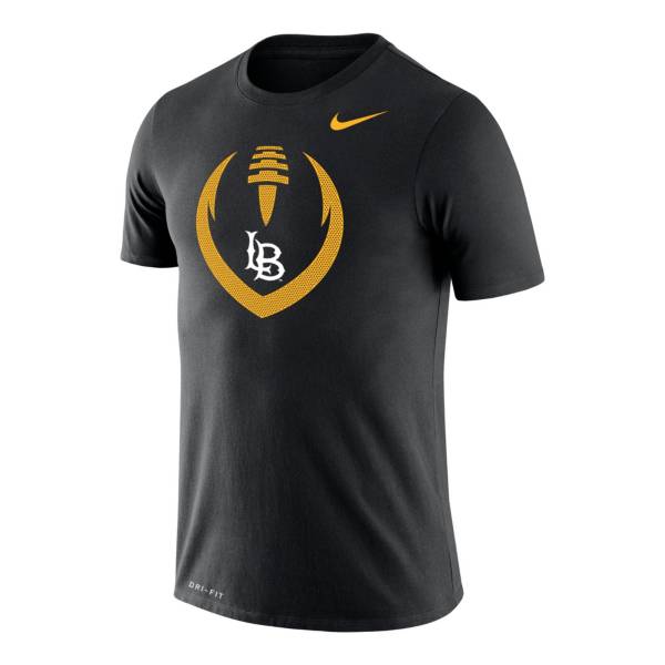 Nike Men's Long Beach State 49ers Black Legend Logo T-Shirt