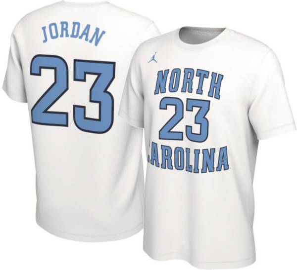 Jordan Men's Michael Jordan North Carolina Tar Heels #23 Basketball Jersey White T-Shirt